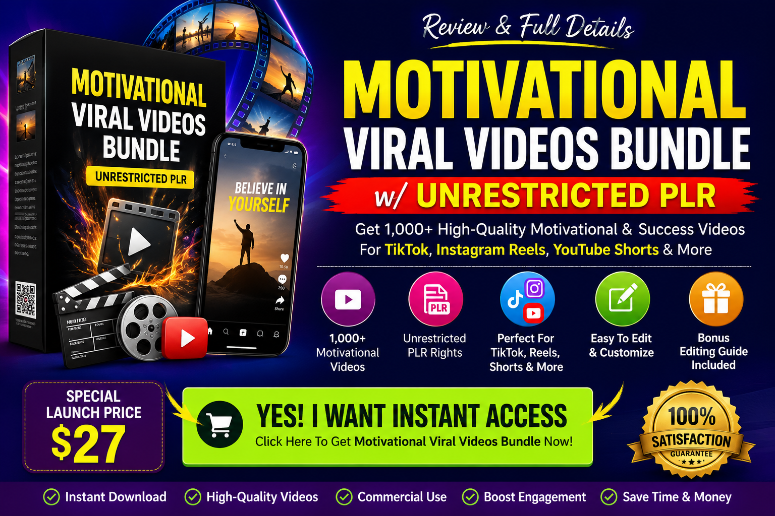 Motivational Viral Videos Bundle