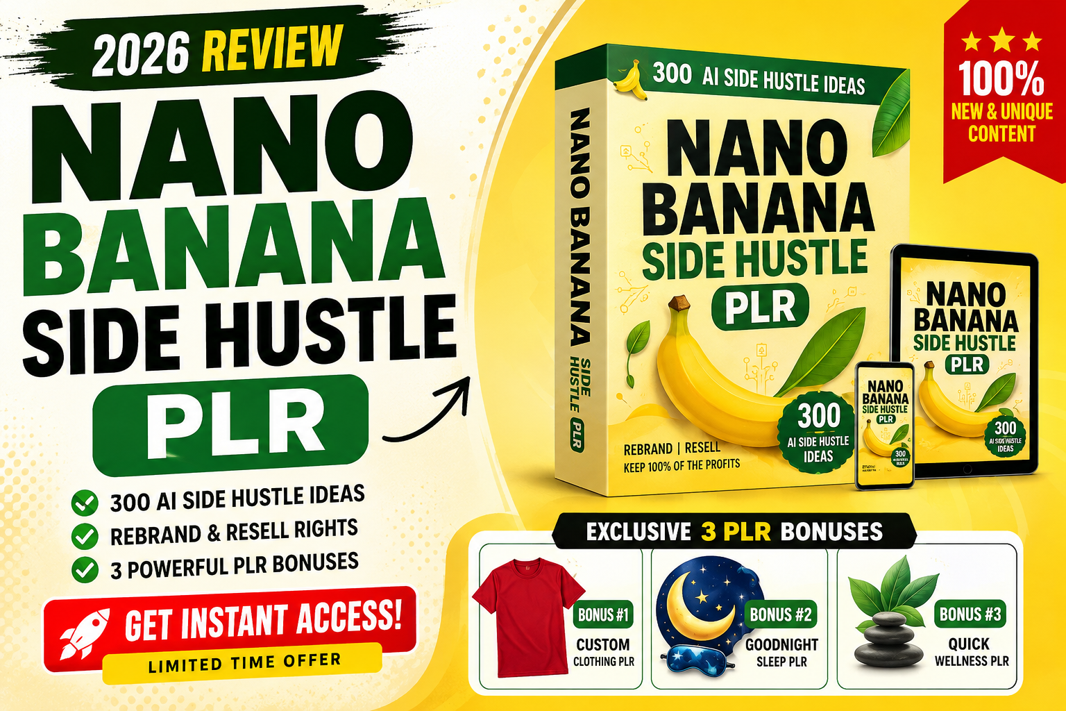 Nano Banana Side Hustle PLR Review