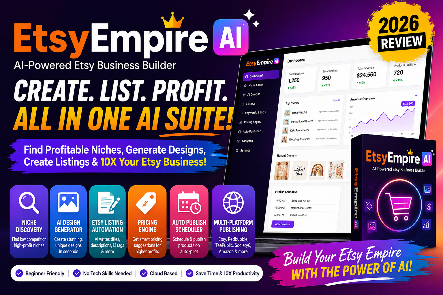 EtsyEmpire AI Review 2026 – AI Tool for Etsy Digital Products