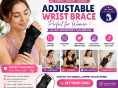 Adjustable Wrist Brace for Women providing comfortable wrist support and adjustable protection for daily activities